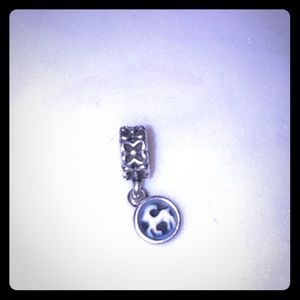 Pandora Jewelry - Pandora Blue Agate Capricorn Dangle Charm Pandora Jewelry - Pandora Blue Agate Capricorn Dangle Charm
